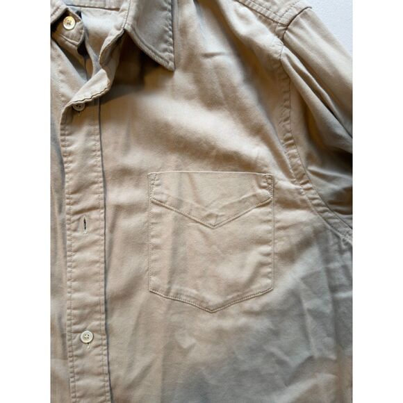 Buck Mason Draped Twill One Pocket Shirt - Picture 3 of 4